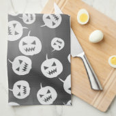 Halloween-Kürbis Handtuch (Viertel Falte)