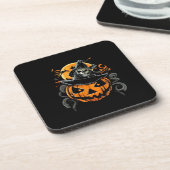 Halloween/Kürbis/Herbst/Herbst Getränkeuntersetzer (Linke Seite)