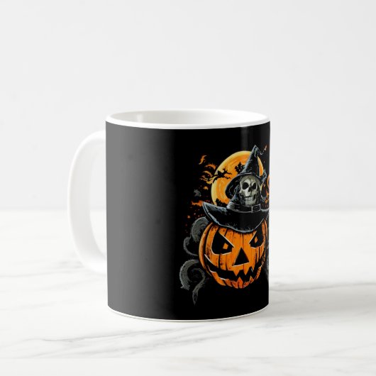 Halloween/Kürbis/Herbst/Herbst Kaffeetasse (Vorderseite Links)