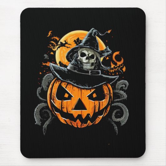 Halloween/Kürbis/Herbst/Herbst Mousepad (Vorne)