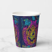 Halloween Kürbis I. Foto Spaß Pappbecher (Rückseite)