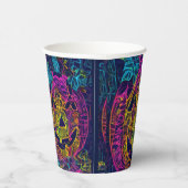 Halloween Kürbis I. Foto Spaß Pappbecher (Rechts)