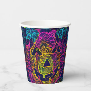 Halloween Kürbis I. Foto Spaß Pappbecher