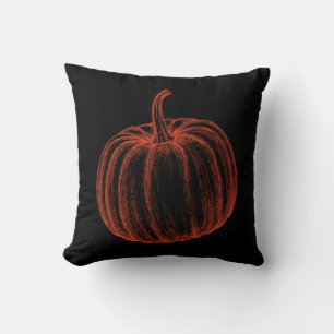 Halloween-Kürbis-Illustration Kissen