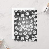 Halloween-Kürbis Karte (Vorderseite/Rückseite Beispiel)