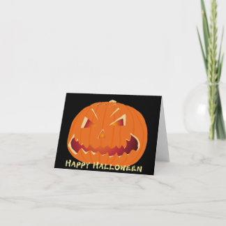 Halloween Kürbis Karte
