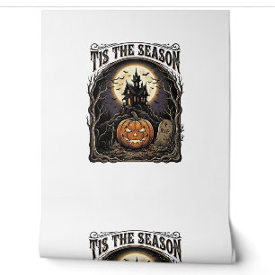 Halloween-Kürbis-Katze Verlassene Vintage-Saison-S Tapete