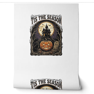 Halloween-Kürbis-Katze Verlassene Vintage-Saison-S Tapete