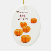 Halloween-Kürbis Keramikornament (Hinten)