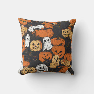 Halloween-Kürbis Kissen