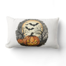 Halloween-Kürbis-Kissen – Gruselige Dekoration