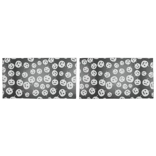 Halloween-Kürbis Kissenbezug (Vorderseite-Set)