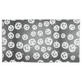 Halloween-Kürbis Kissenbezug (Vorderseite-Links)