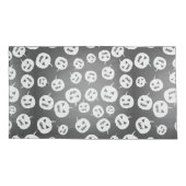 Halloween-Kürbis Kissenbezug (Rückseite-Links)