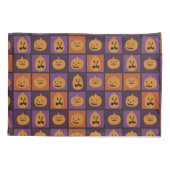 Halloween-Kürbis Kissenbezug (Rückseite)