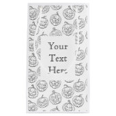 Halloween-Kürbis Kleine Geschenktüte (Vorderseite)