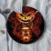 Halloween-Kürbis-König Button (Beispiel)