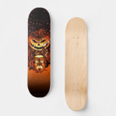 Halloween-Kürbis-König Skateboard (Vorderseite)