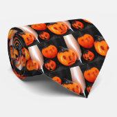 Halloween-Kürbis Krawatte (Gerollt)