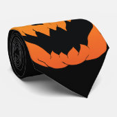 Halloween-Kürbis-Krawatte Krawatte (Gerollt)