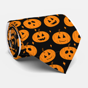 Halloween-Kürbis-Krawatten-Anzug-Zubehör Krawatte
