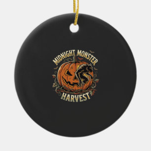Halloween-Kürbis-Kreatur-Nacht Keramik Ornament