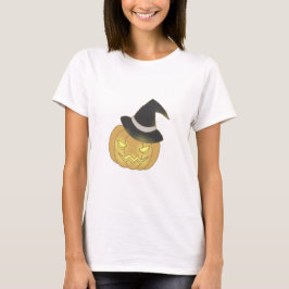 Halloween-Kürbis-Lady-T - Shirt