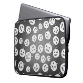 Halloween-Kürbis Laptopschutzhülle (Vorderseite Links)