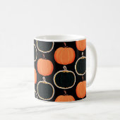 Halloween/Kürbis Latte Tasse (VorderseiteRechts)