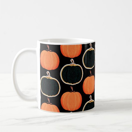 Halloween/Kürbis Latte Tasse (Links)