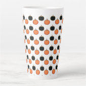 Halloween/Kürbis Latte Tasse (Vorderseite)