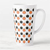 Halloween/Kürbis Latte Tasse (Rechts)