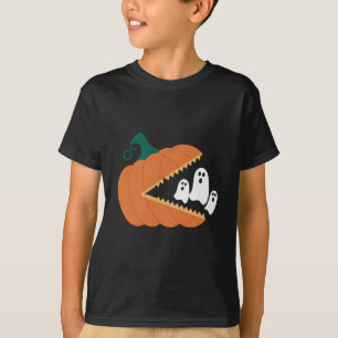 Halloween-Kürbis Lustige Geister Jungen Kinder T-Shirt
