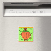 Halloween-Kürbis Magnet (In Situ (Geschirrspüler))
