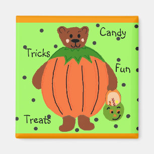 Halloween-Kürbis Magnet