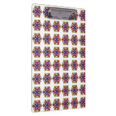 Halloween-Kürbis-Mandala Klemmbrett (Rechts)