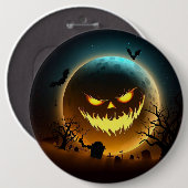 Halloween/Kürbis/Mond/Fall Button (Vorne & Hinten)