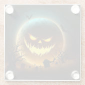 Halloween/Kürbis/Mond/Fall Glasuntersetzer (Rückseite)