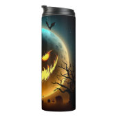 Halloween/Kürbis/Mond/Fall Thermosbecher (Nach rechts gedreht)