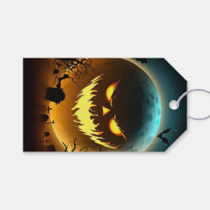 Halloween/Kürbis/Mond/Herbst Geschenkanhänger