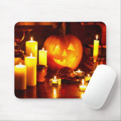 Halloween-Kürbis Mousepad (Mit Mouse)