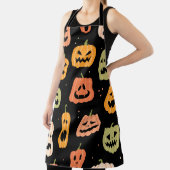 Halloween Kürbis nahtloses Muster. Handzeichen Schürze (InSitu)