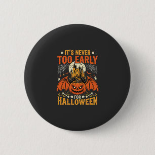 Halloween-Kürbis Nie Zu Früh Schloss Grafik_1 Button