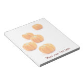 Halloween-Kürbis Notizblock (angewinkelt)