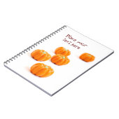 Halloween-Kürbis Notizblock (Linke Seite)