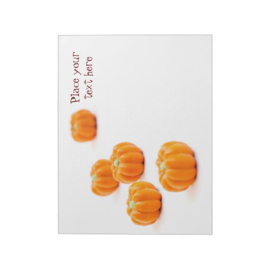 Halloween-Kürbis Notizblock (Rotiert)