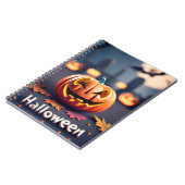 Halloween-Kürbis Notizblock (Linke Seite)