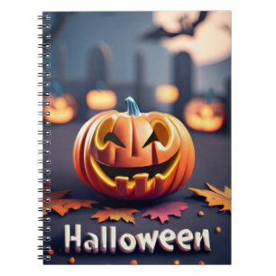 Halloween-Kürbis Notizblock
