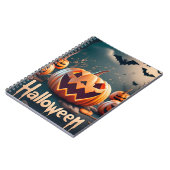 Halloween-Kürbis Notizblock (Linke Seite)