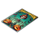 Halloween-Kürbis Notizblock (Linke Seite)